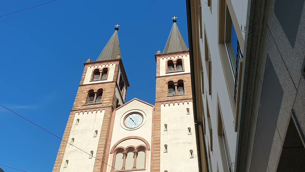 Würzburg (WÜ) Altstadt Dom St. Kilian : Vollgeläut (Läuten aller 20 Domglocken)