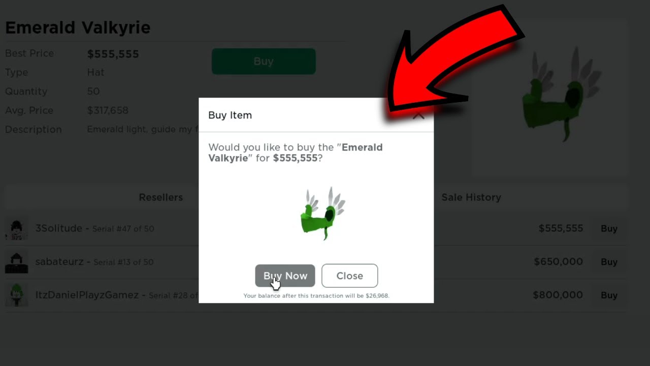 I Bought the Emerald VALK & MORE INSANE HATS!! (Trade Simulator)