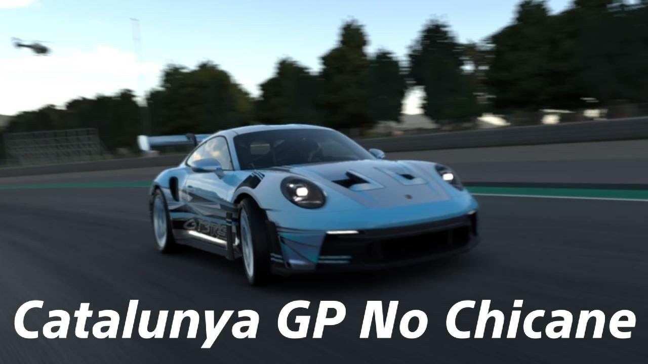 PSVR2 911 GT3 RS (992) '22 in Catalunya GP No chicane #weekly challenges Gran Turismo 7_202601070047