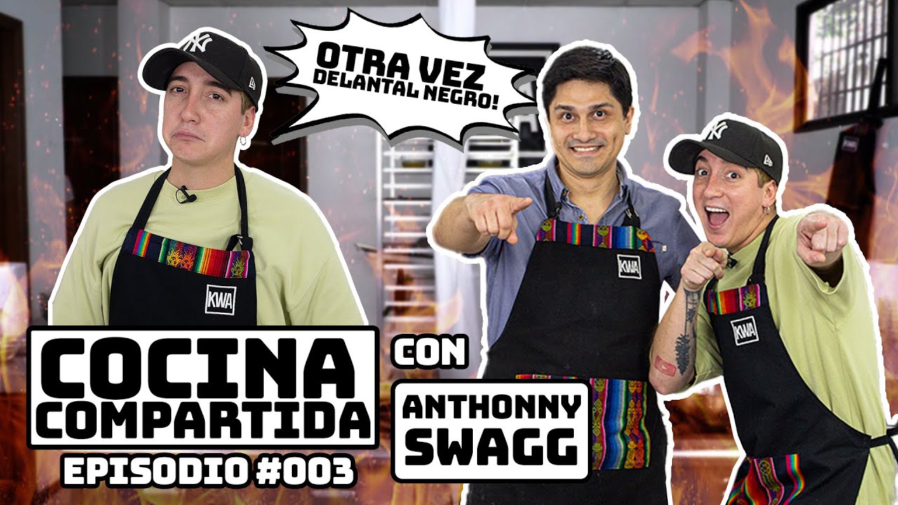 ANTHONNY SWAGG entró a la COCINA y nos sorprendió a TODOS | Cocina Compartida | KWA