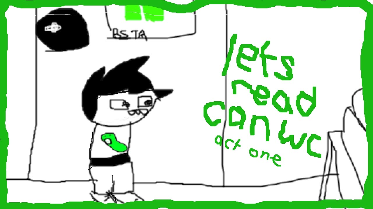 Let's Read Cool and New Web Comic: Act 1