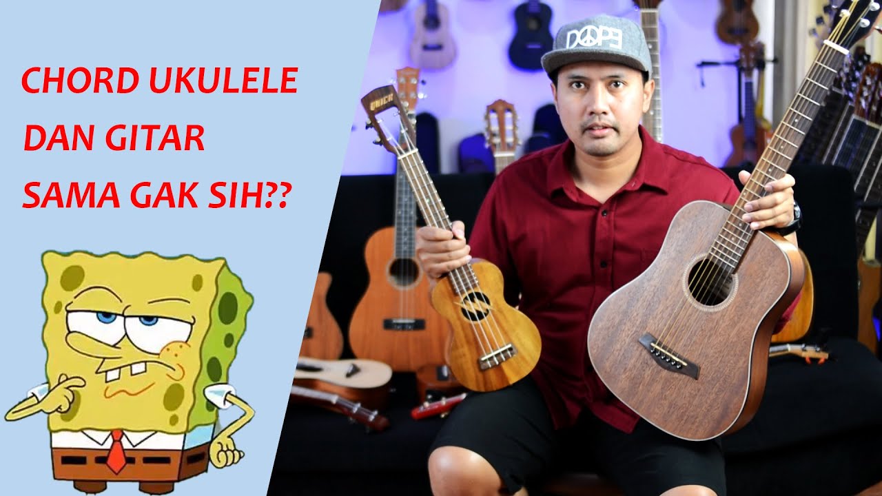 KENAPA CHORD GITAR DAN UKULELE BEDA⁉️ EMANG IYA❓ 🤔