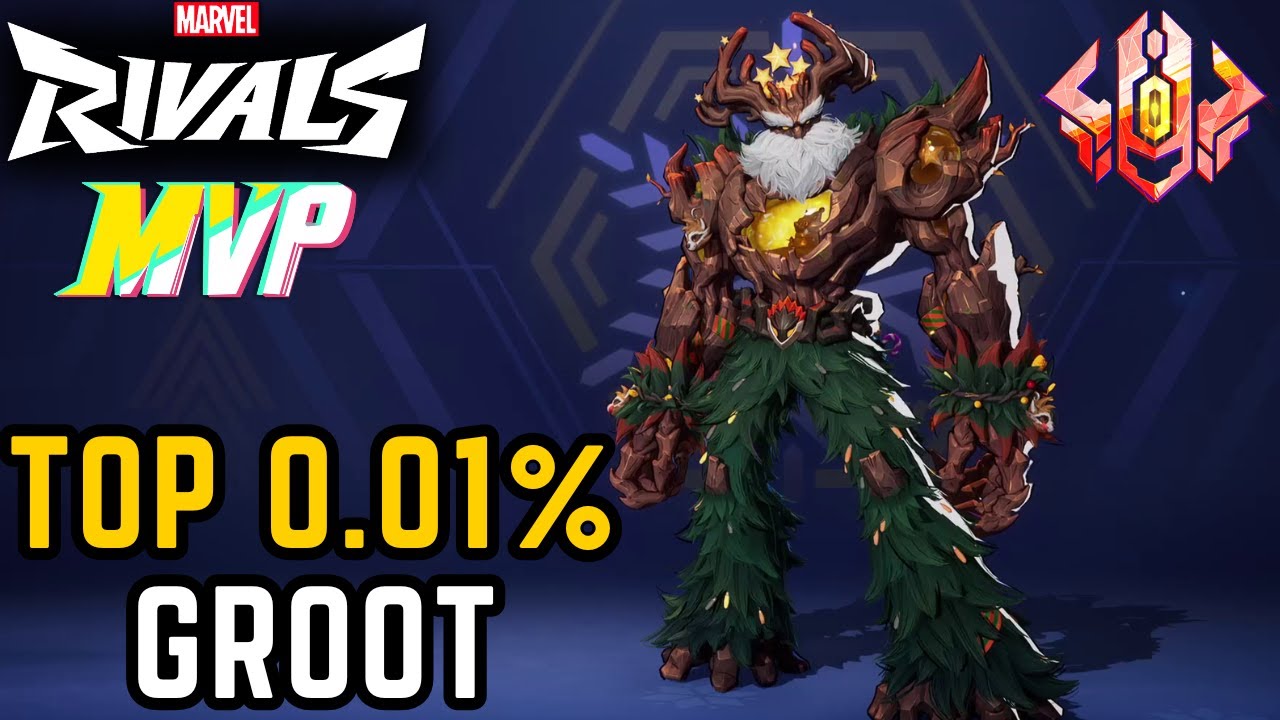 🤯142,717 DMG BLOCKED! WINDOW TOP 0.01% GROOT MVP Gameplay | Marvel Rivals Season 3.5
