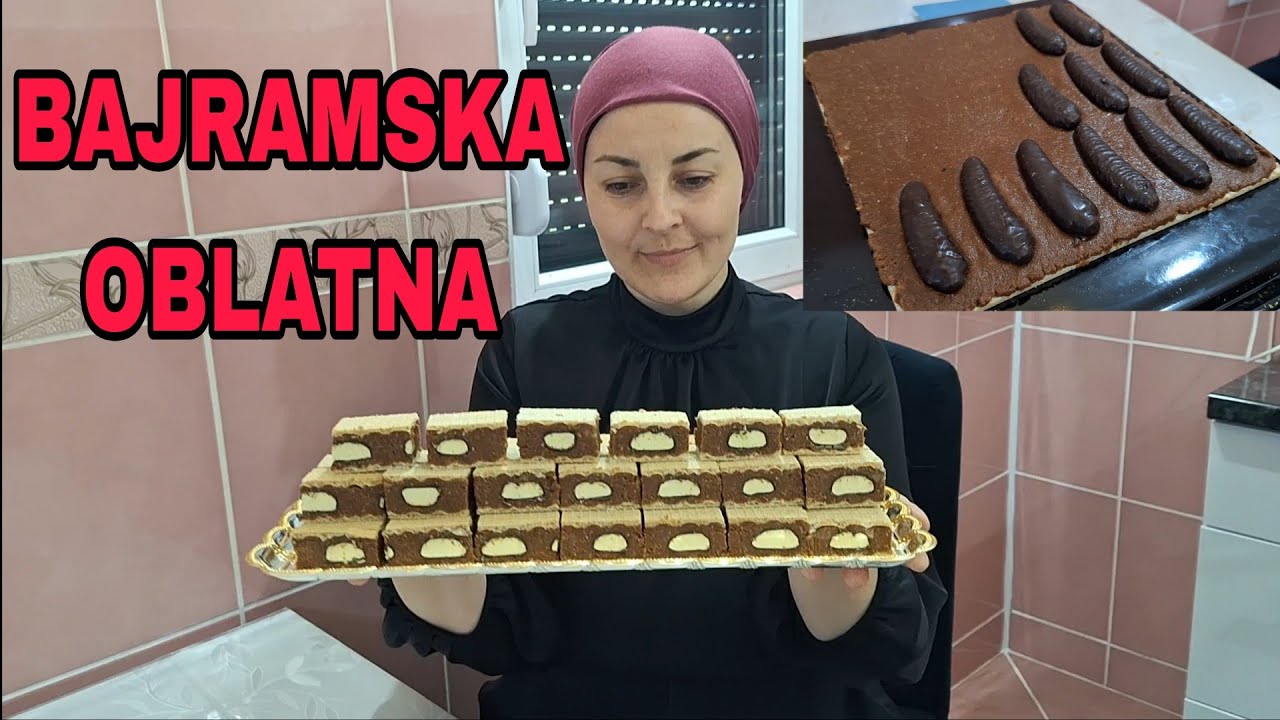 Bajramska💥OBLATNA SA BANANICAMA💥brza,jednostavna i dekorativna❗️za svaku priliku😉