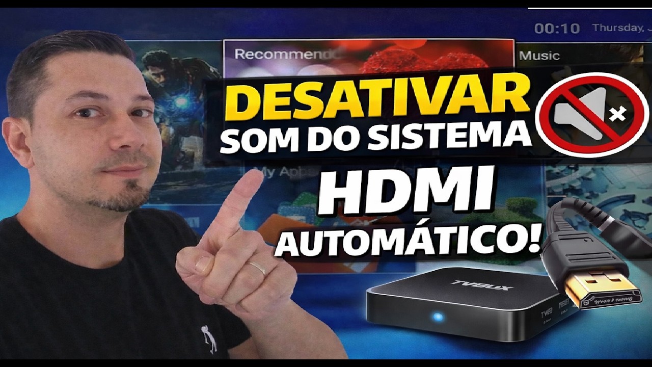 COMO DESATIVAR SOM DO SISTEMA NA TVBOX E DESATIVAR DESLIGAMENTO AUTOMATICO DO HDMI!