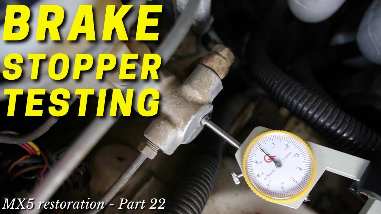 Miata Brake Stopper Install and Test - Miata Restoration Part 22