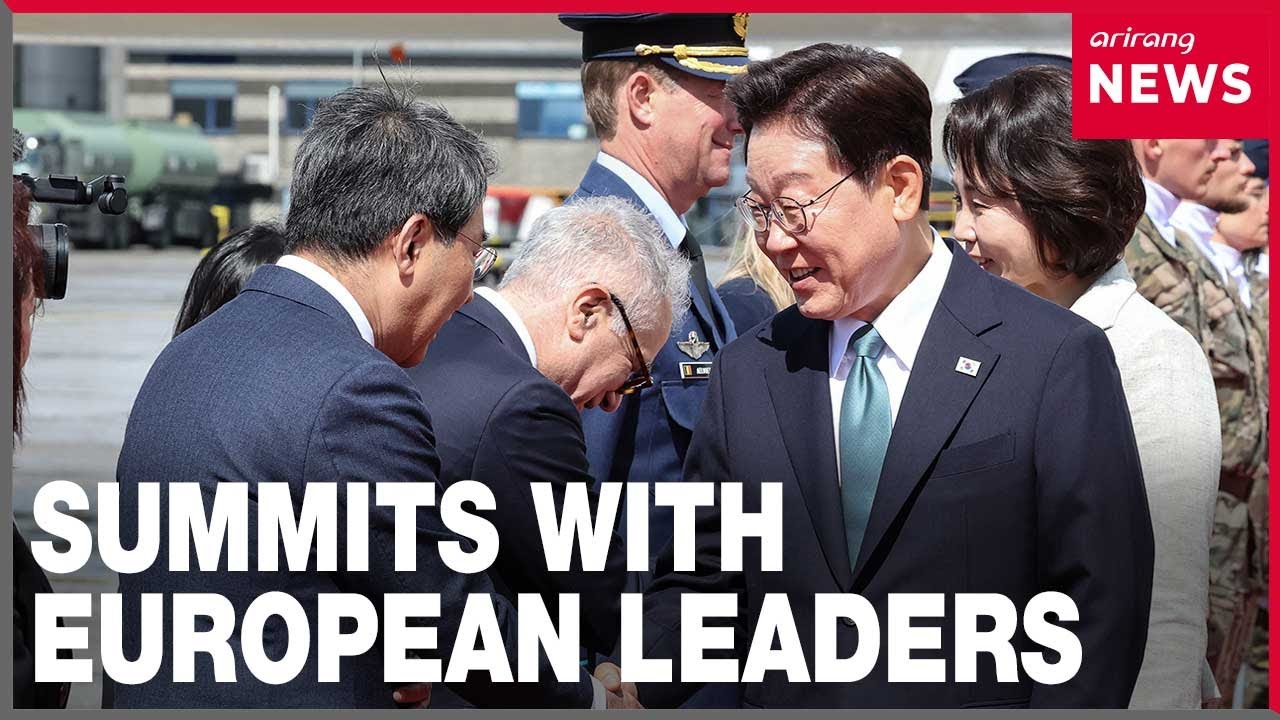 President Lee holds summit with leaders of Belgium, EU in Brussels