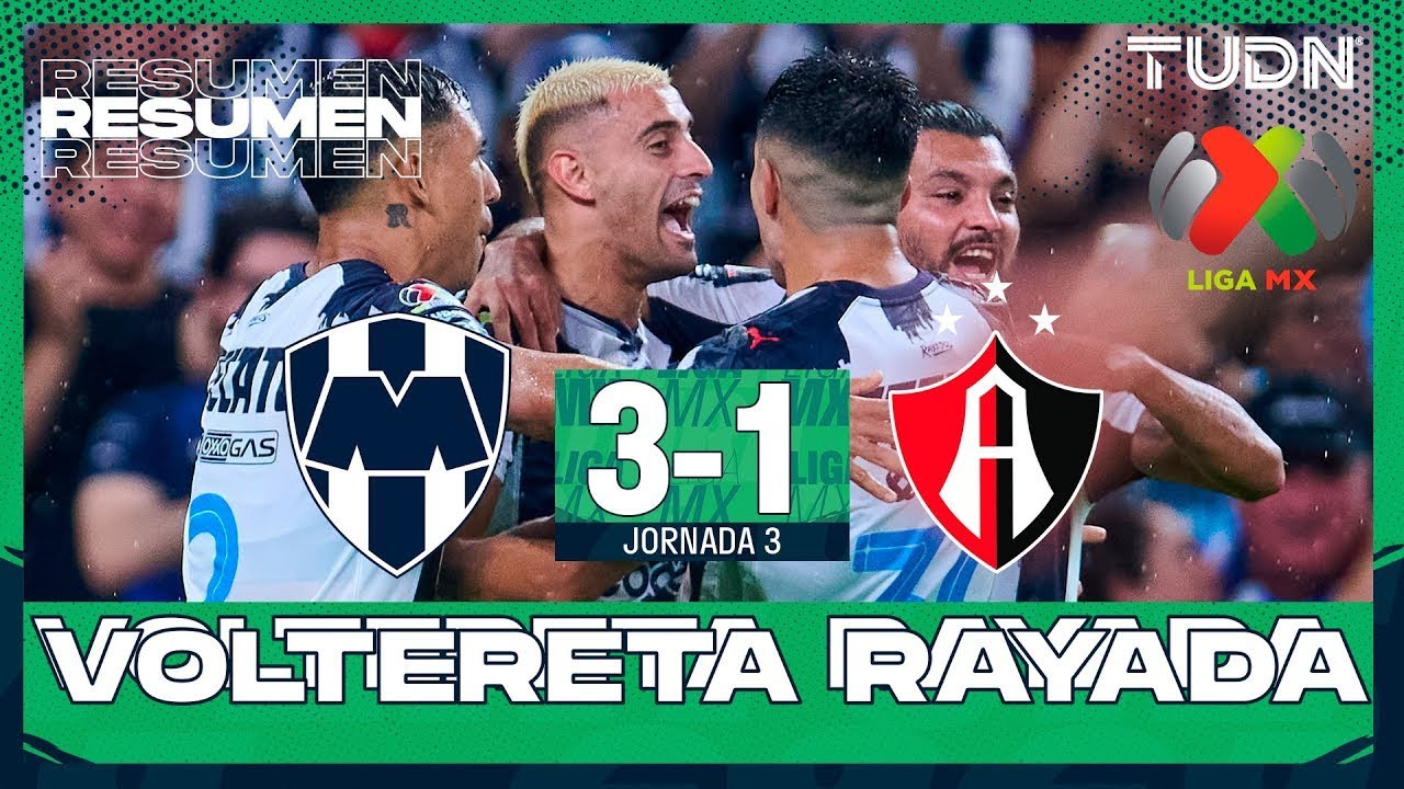 Resumen y goles I Monterrey 3-1 Atlas | Liga MX - J3 2025 | TUDN