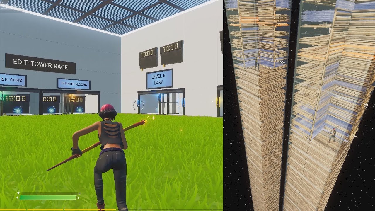 Raider's 8 Level 1v1 Edit Race! (Easy - Impossible)