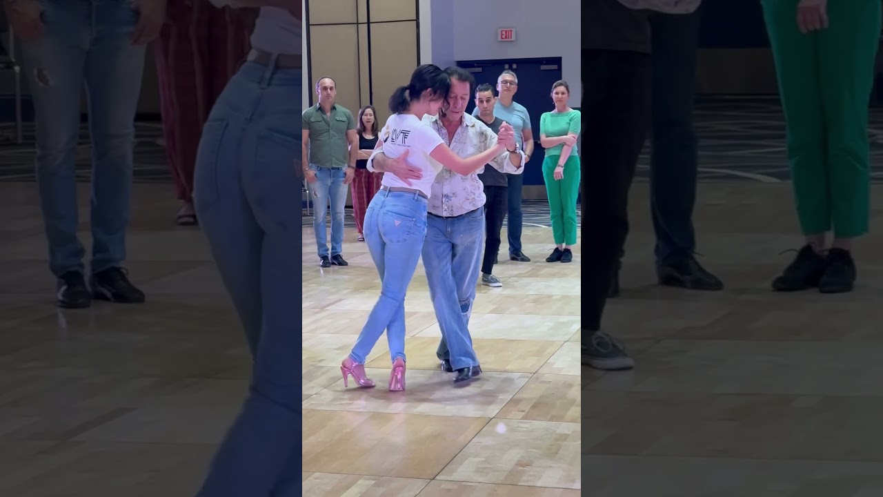 Miguel Zotto & Daiana Guspero. Tango lesson. 2023 Las Vegas Tango Festival. September 9, 2023🪗