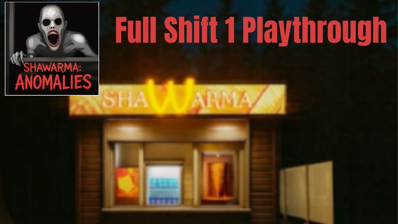 Scary Shawarma Kiosk: the ANOMALY [horror] Playthrough Full Shift 1