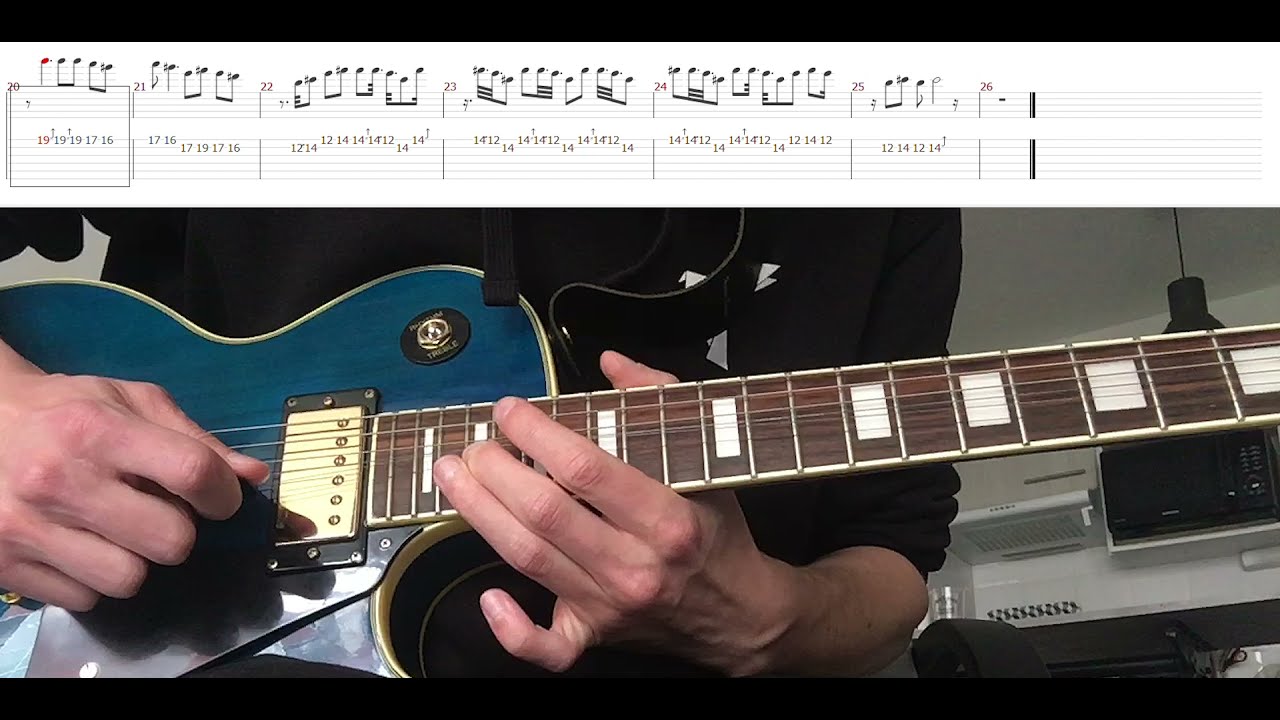 Dennis Lloyd - Aura (Guitar + Tabs) Riff / Solo