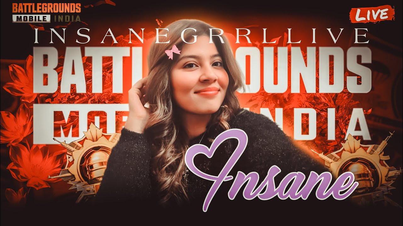 GIRL GAMER LIVE | RUSH GAMEPLAY With INSANEGRRLLIVE #girlgamer#shortslive#bgmi#bgmilive