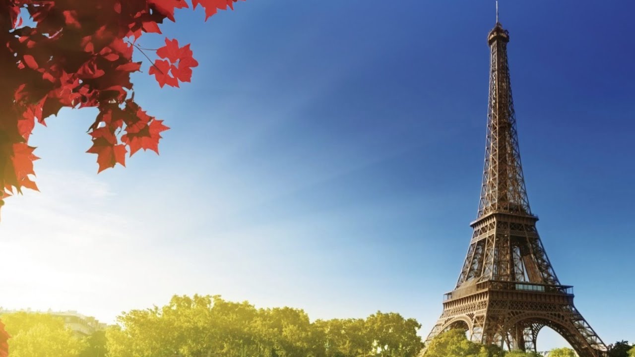Paris - France: An aerial view of the iconic landmarks in the world's fashion capital.
