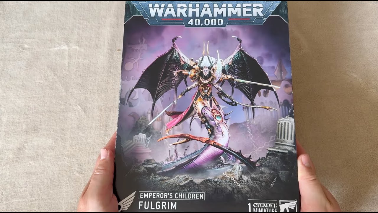 Fulgrim - Daemon Primarch - Emperor's Children - Unboxing (WH40K)