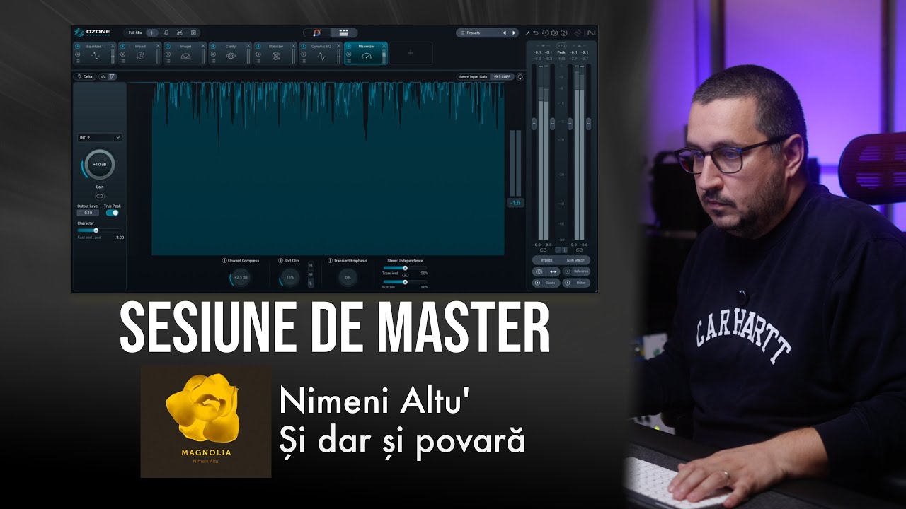 Masterizez O Piesa de la Nimeni Altu' cu Ozone 12