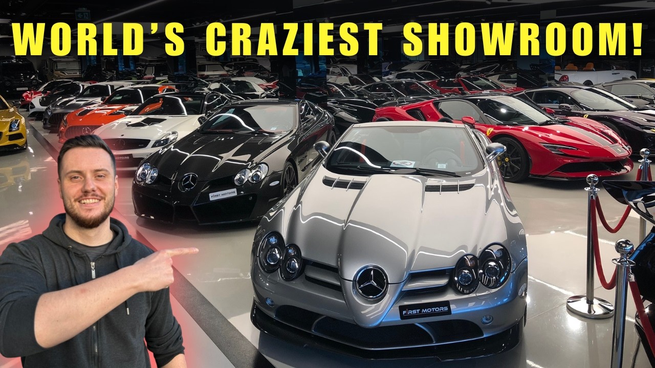 Inside THE MOST EXPENSIVE Supercar Showroom in the WORLD! | F1rst Motors Dubai