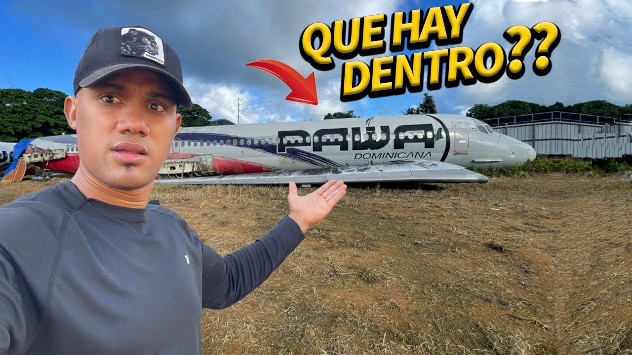 Entré dentro de Tres AVIONES y MIRA QUE TIENEN DENTRO