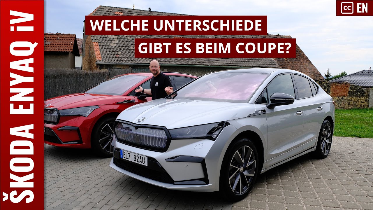 Skoda ENYAQ iV Coupé vs. ENYAQ iV SUV - Der grosse Vergleich, Aussen, Innen, Kofferraum, Testfahrt