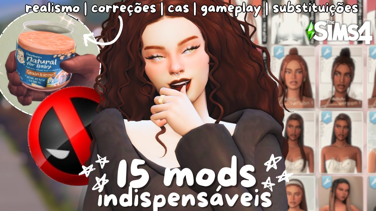 ✨15 MODS pro The Sims 4 para uma GAMEPLAY MAIS REALISTA e MENOS BUGS!