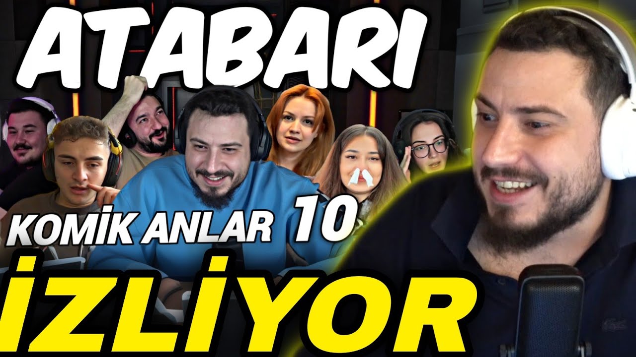 ATABERK DOĞAN ATABARI KOMİK ANLAR BÖLÜM 10 İZLİYOR - Rei Edits