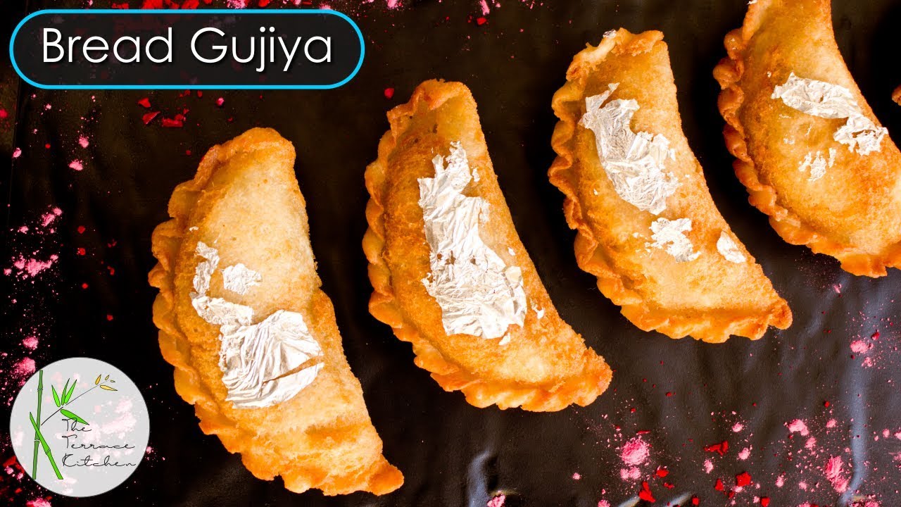 Gujiya Recipe using Bread | Khoya Gujiya | Holi Special ~ By The Terrace Kitchen