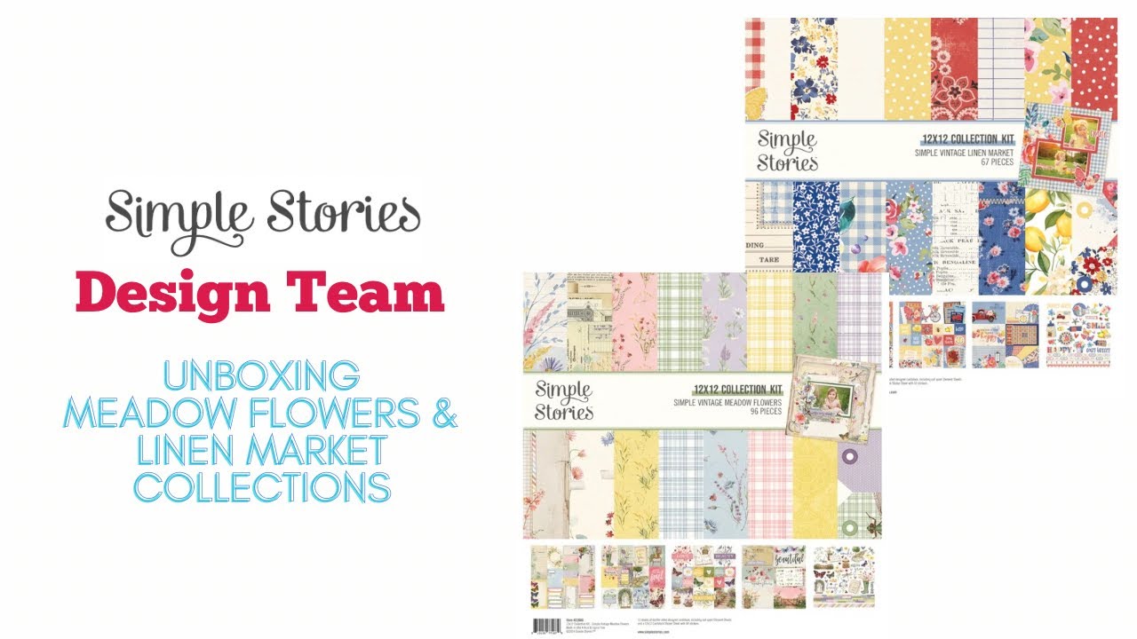 This is Part 1 of the latest Simple Stories Design Team unboxing
