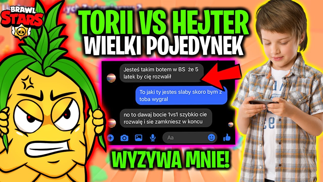 ZAGRAŁEM 1vs1 z MOIM NAJWIĘKSZYM HEJTEREM w BRAWL STARS!
