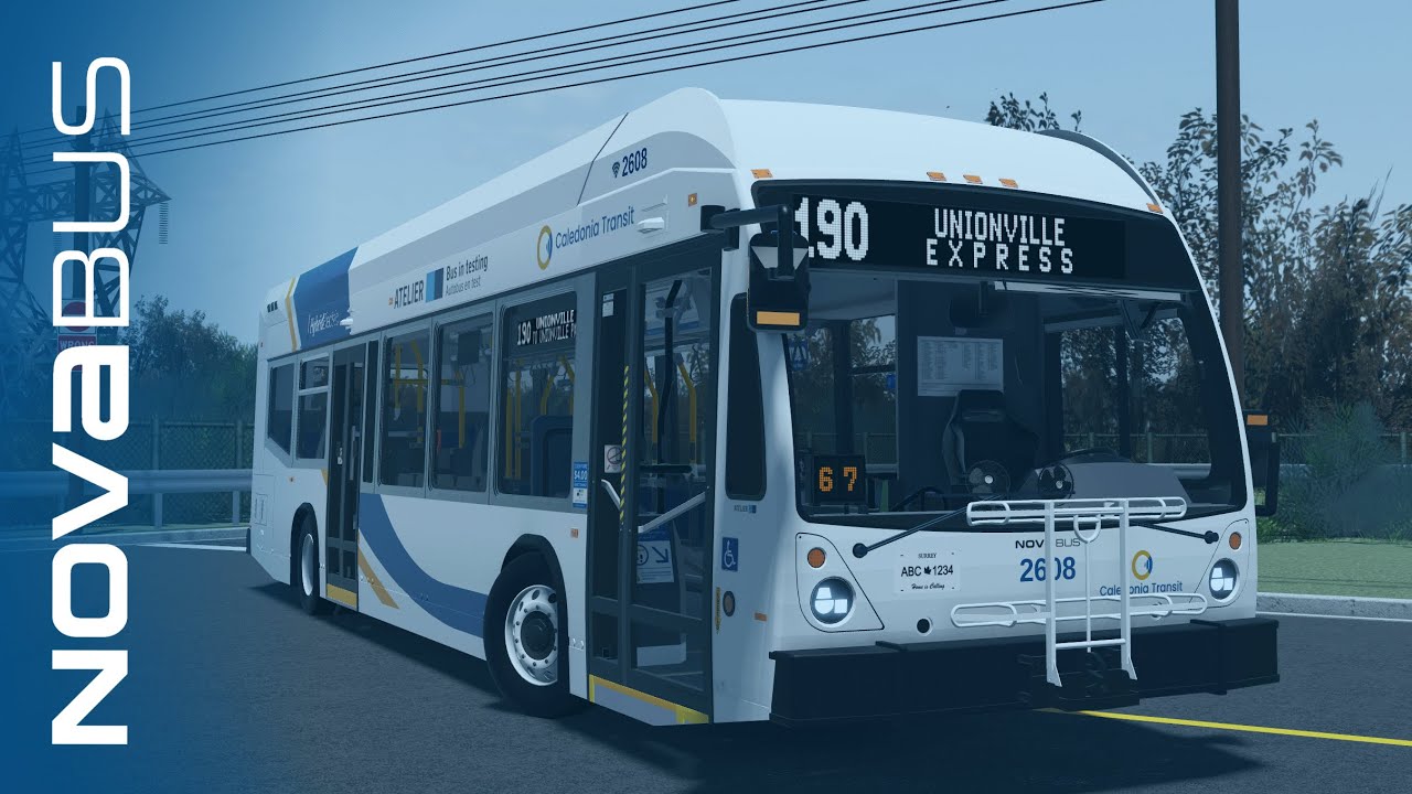 [Preview] VAMOS Transit Simulator's 2025 Novabus LFS HEV