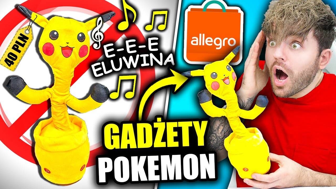 Dziwne GADŻETY POKEMON z Allegro! *kaktus Pikachu*