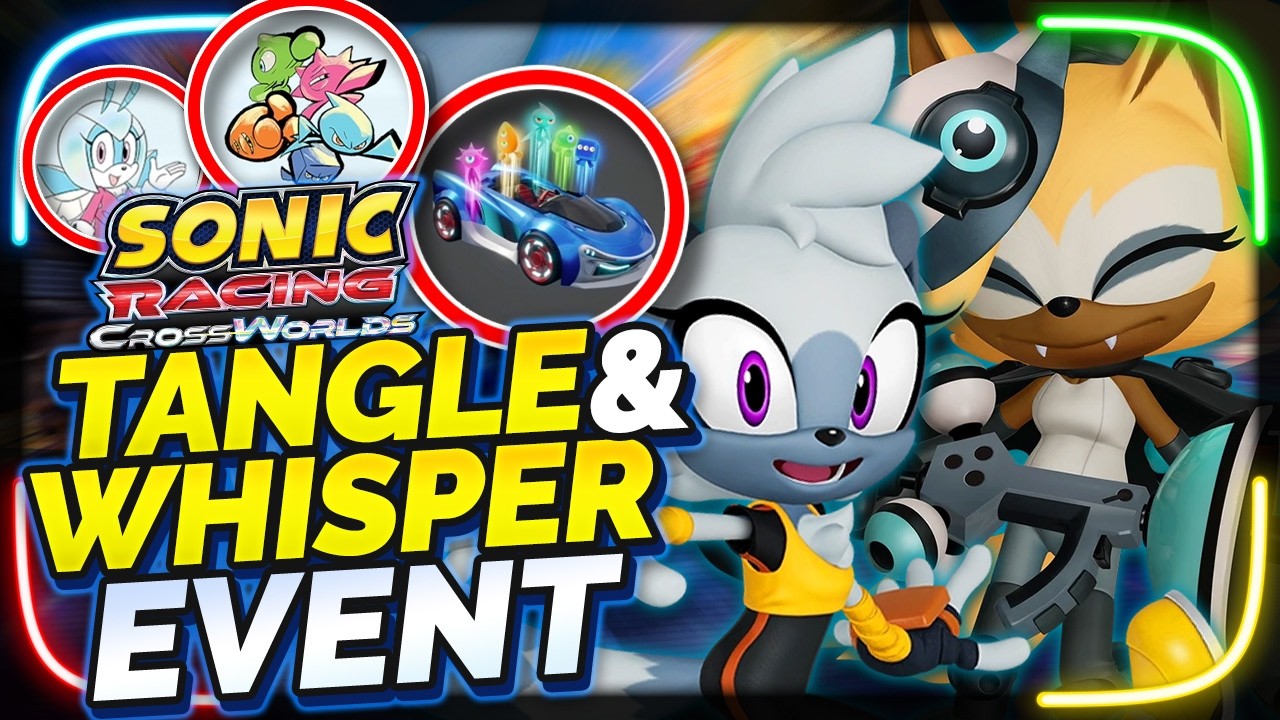 Comic Sonic Characters ARE HERE in Sonic Racing CrossWorlds! | Gameplay Showcase