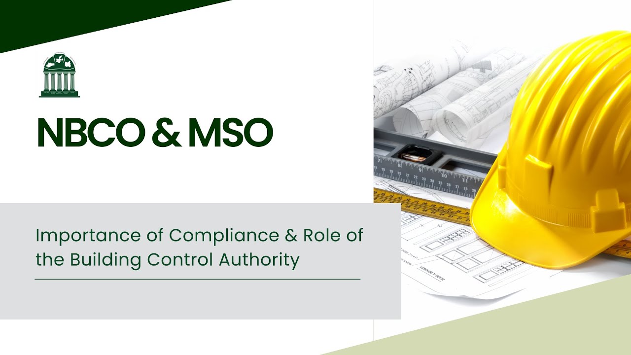 Importance of Compliance & Role of the Building Control Authority