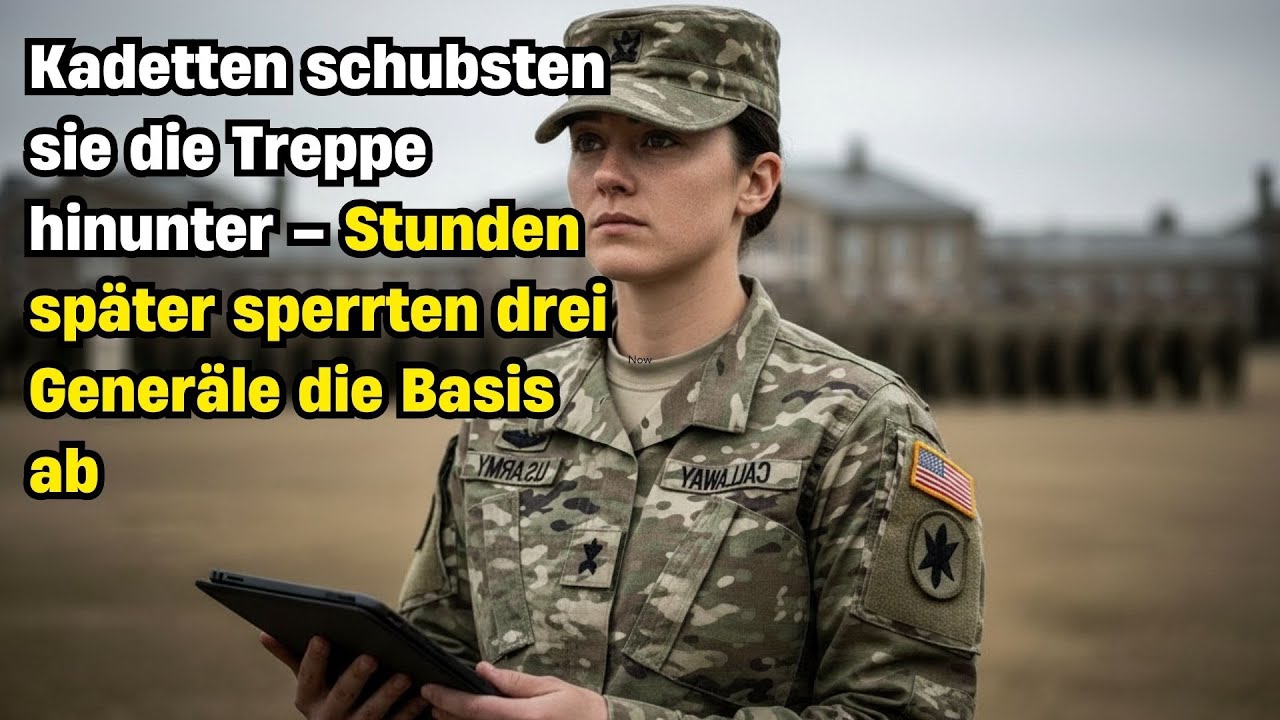 Kadetten schubsten sie die Treppe hinunter – Stunden später sperrten drei Generäle die Basis ab