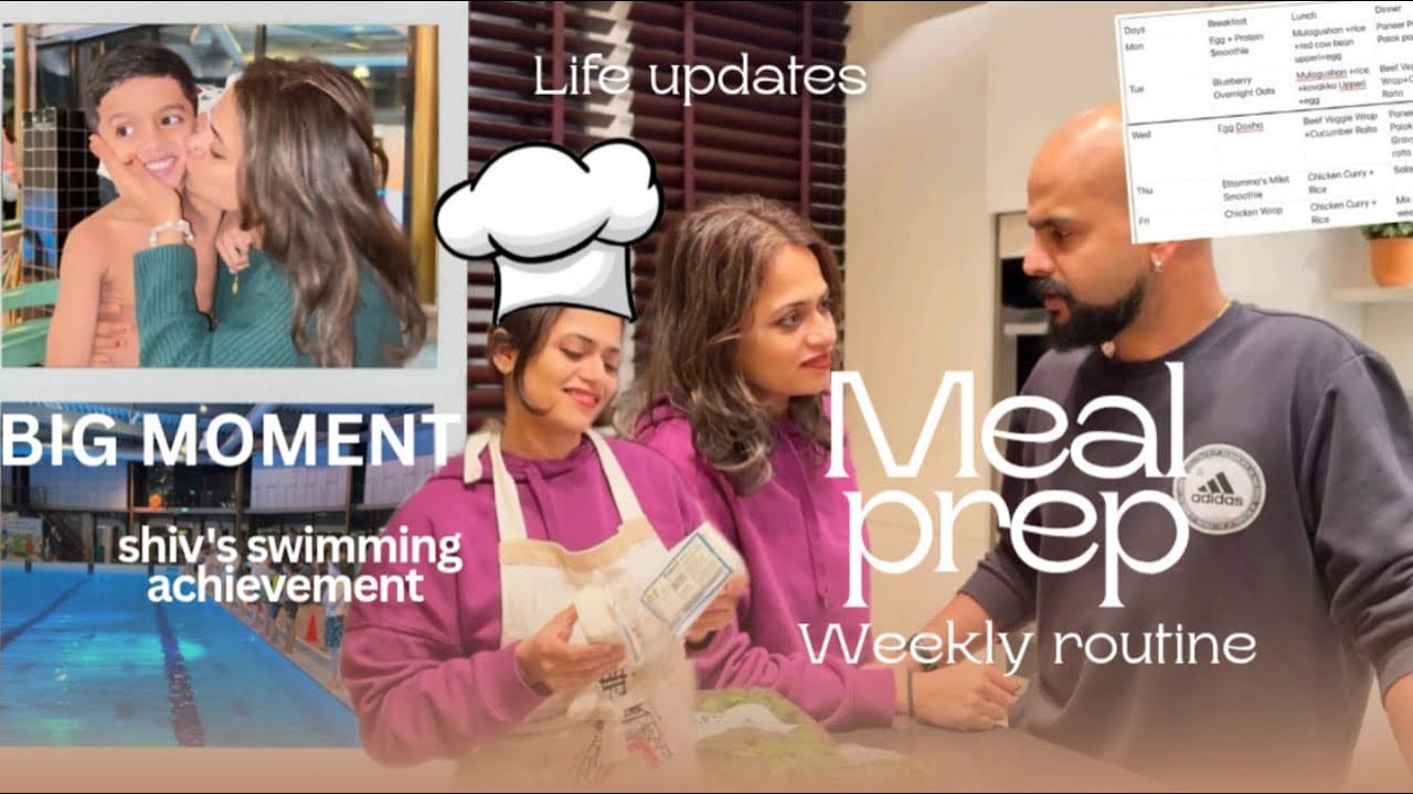 Big Moments & Routines: Shiv’s Swimming Achievement + How I’m Managing Our Weekly Meals