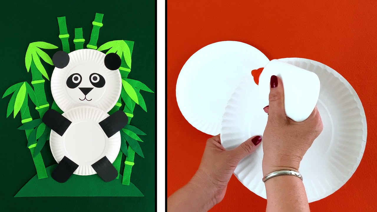 Make a Paper Plate Panda - 