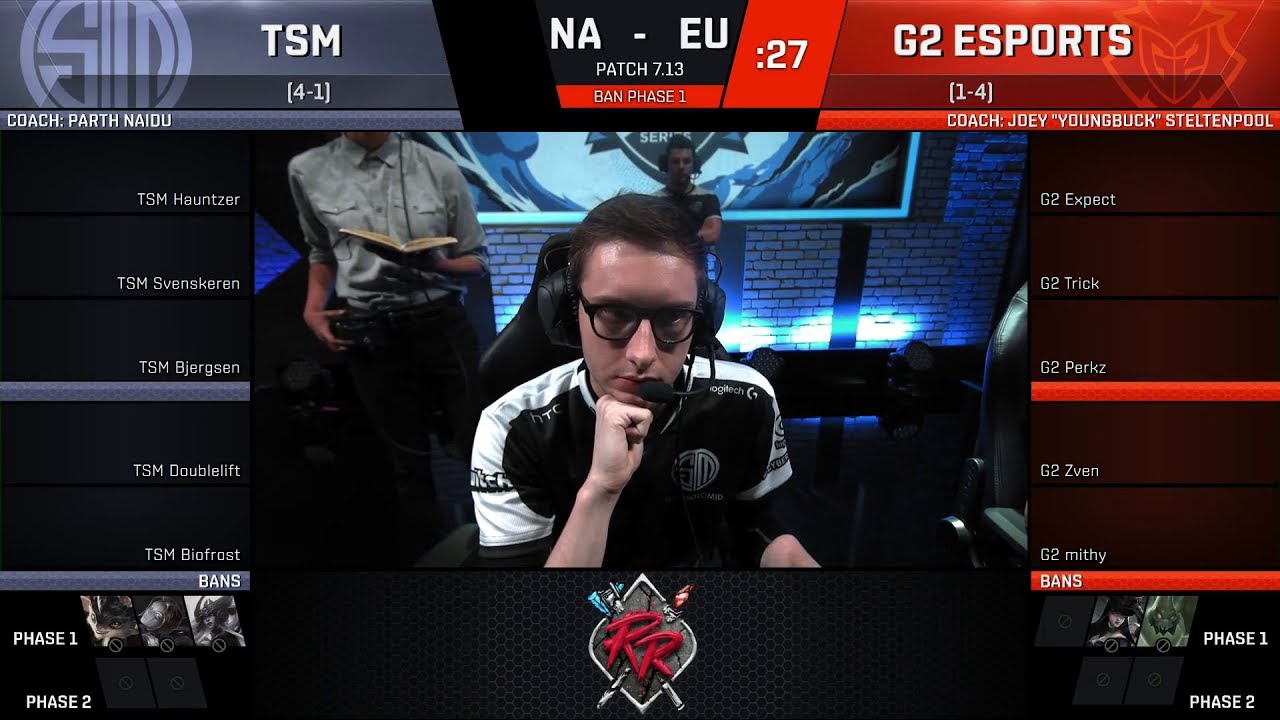TSM против G2 &mdash; Rift Rivals 2017 &mdash; NA против EU &mdash; Team SoloMid против G2 Esports