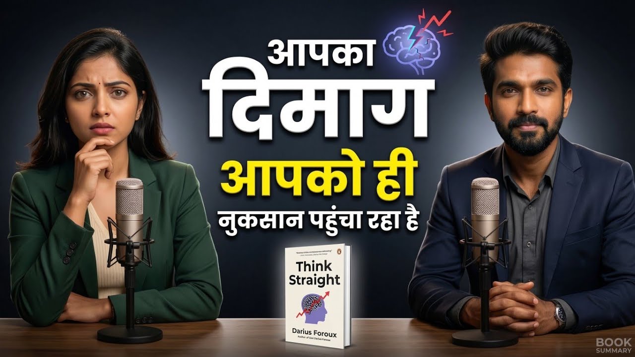 Clear Thinking for Better Decisions | Think Straight Book Summary in Hindi | Darius Foroux