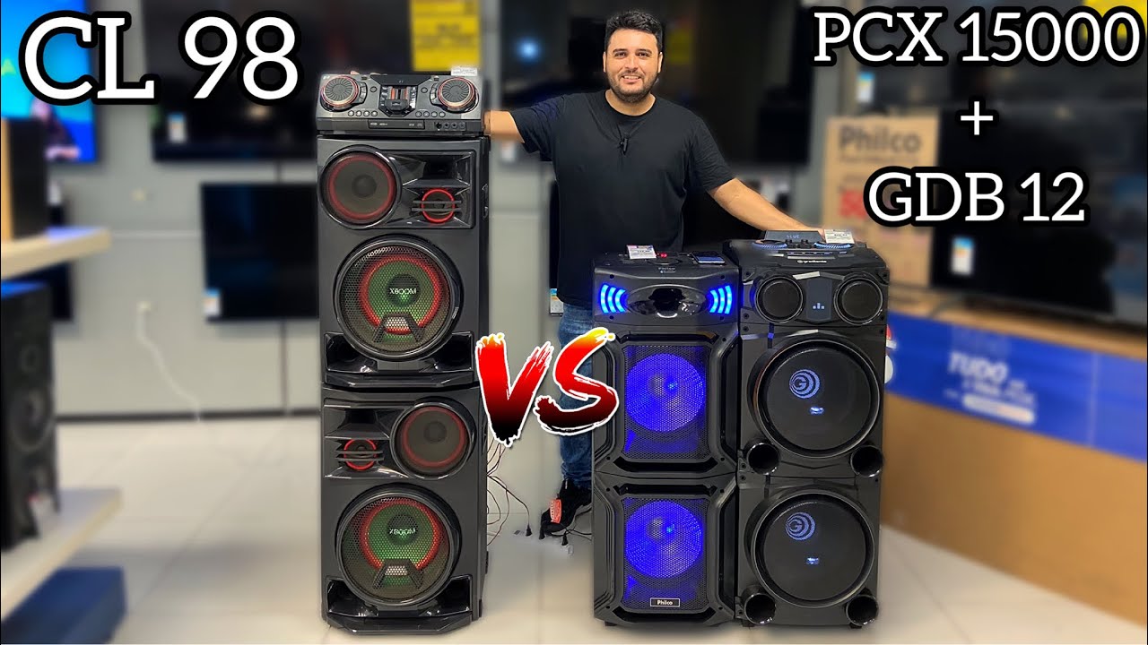 Racha de som!🔊Mini System CL 98 vs PCX 15000 + GDB12 quem vai ganhar na potência? FIQUEI SURPRESO😱