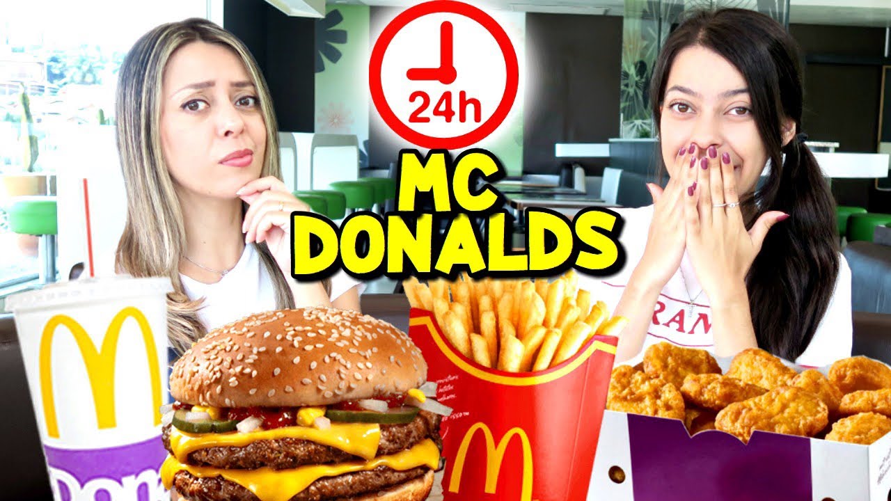 24 HORAS COMENDO MC DONALDS
