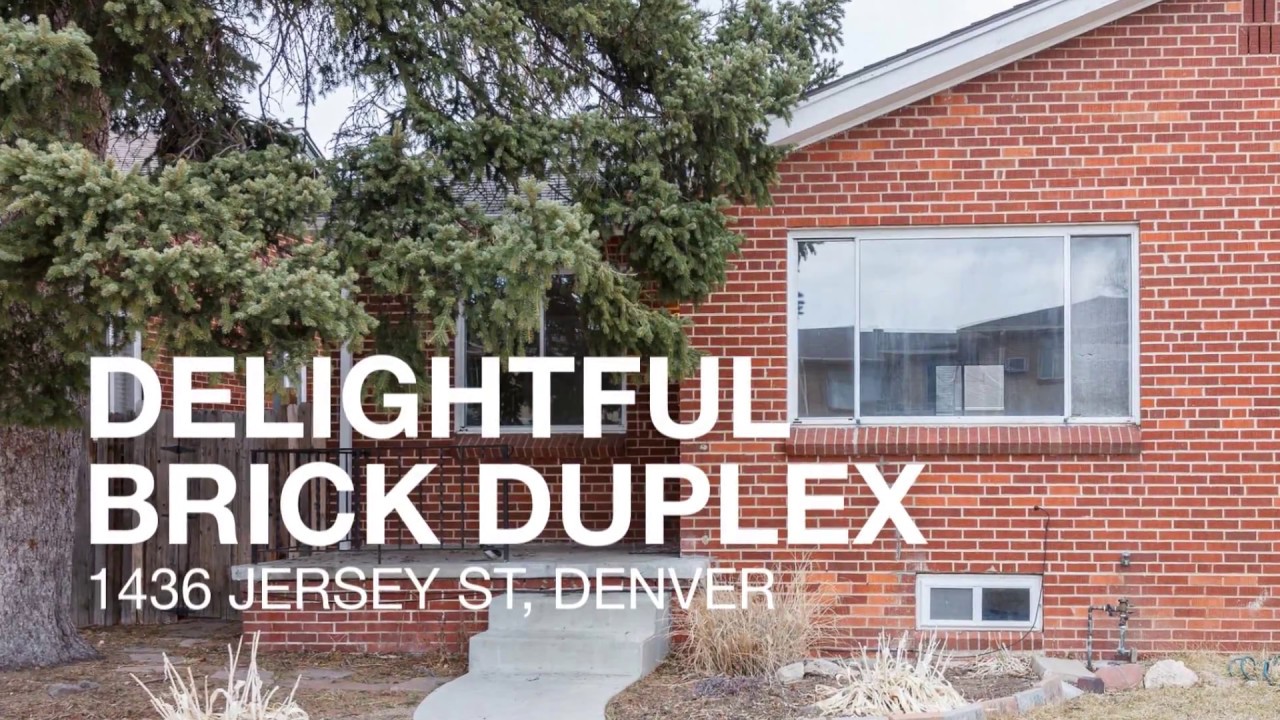 Denver Duplex Townhome for Sale: 1436 Jersey St Denver CO 80220