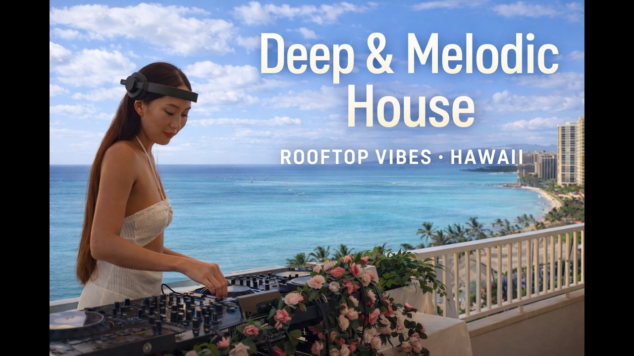 dj Bonya at Twin Fin, Hawaii , Waikiki ! 🏖️  Melodic  house daytime session at the rooftop!