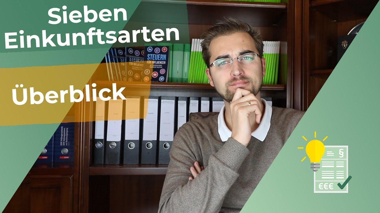 Die sieben Einkunftsarten im Überblick