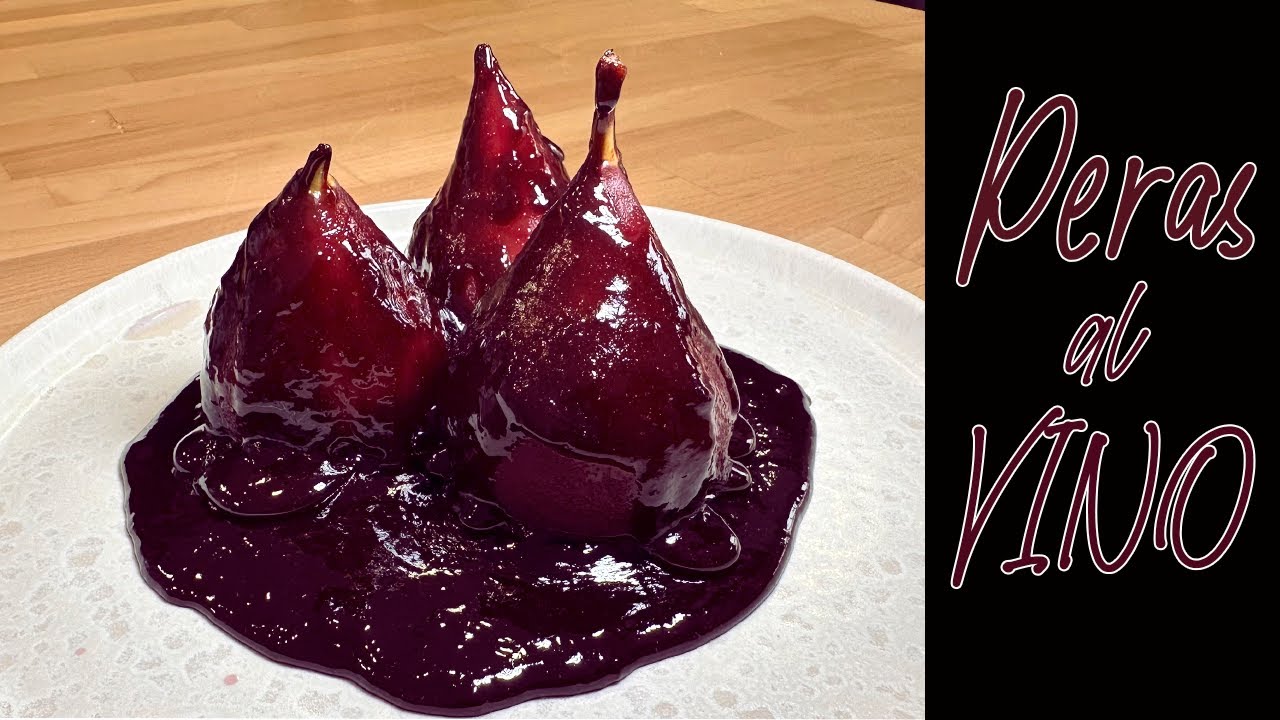 El Secreto de unas PERAS AL VINO Tinto que Dejarán a Todos Boquiabiertos 🍐🍷