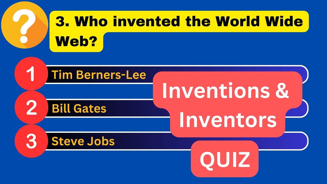 💡 Inventions & Inventors Quiz &ndash; Test Your Knowledge! 🛠️📜