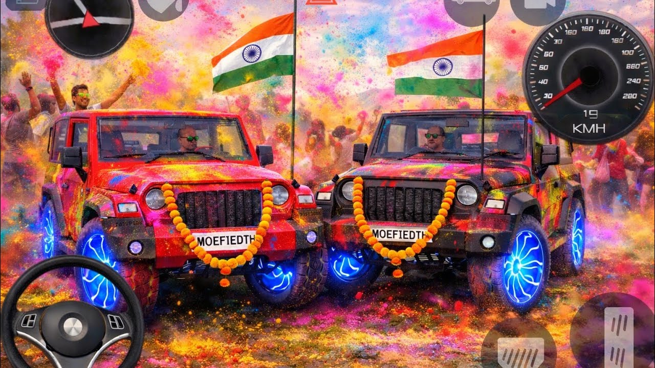 Holi Special Off-Roading Challenge! 🇮🇳 | Mahindra Thar Holi Celebration 2026 🎨