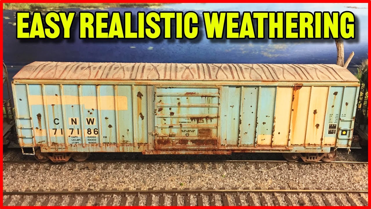 Realistic Model Railroad Weathering Tutorial | Paul Bellemore