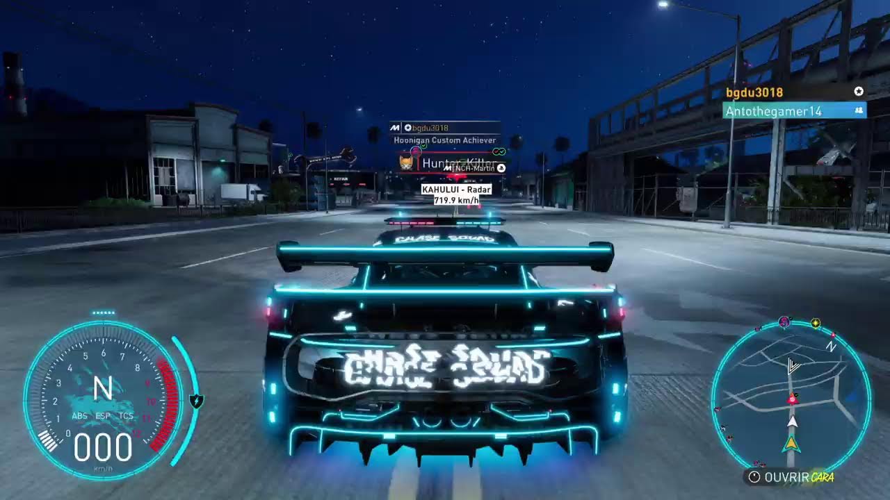 Live The Crew motorfest Poursuite