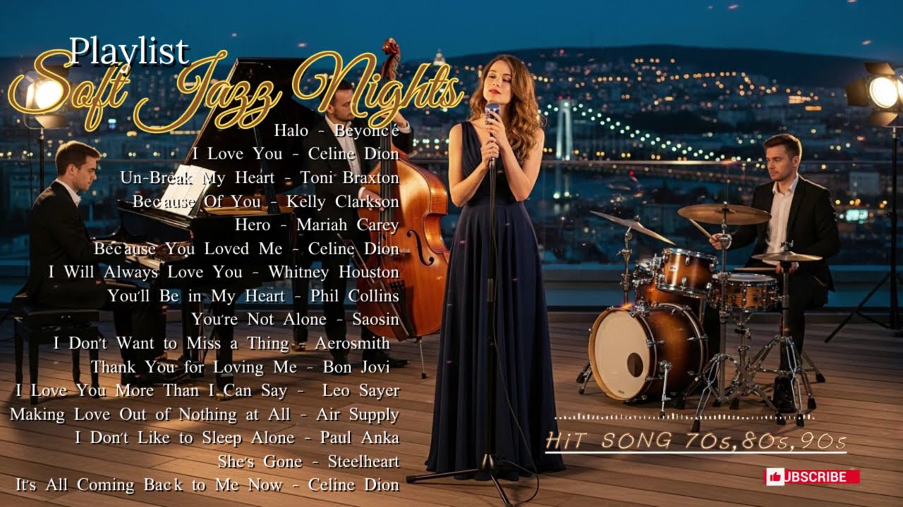 Relaxing Smooth Jazz Covers for Study & Chill - Because Of You - Kelly Clarkson - She’s Gone