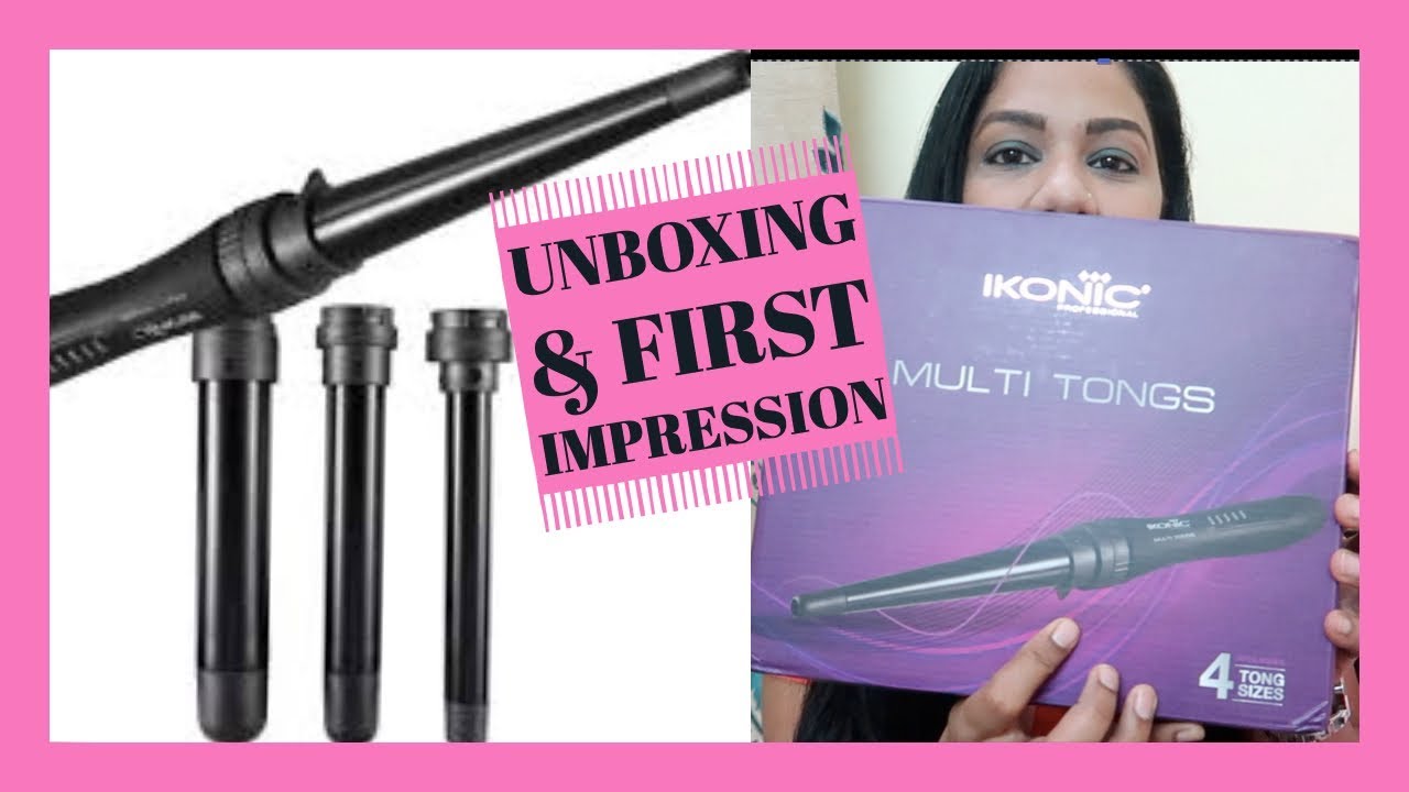 Ikonic Multi Tongs Hair Curler First Impression | Madhu Kumar