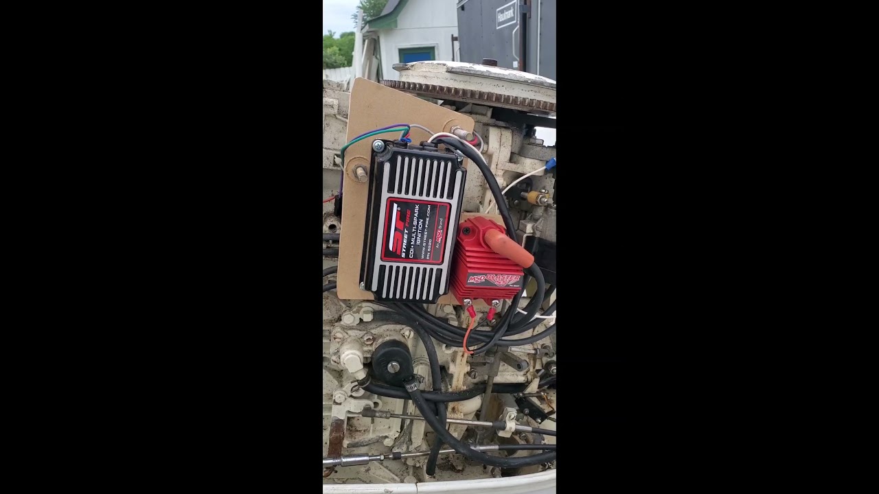 Crystler outboard MSD conversion. 135hp 1977 (important notes in description.)